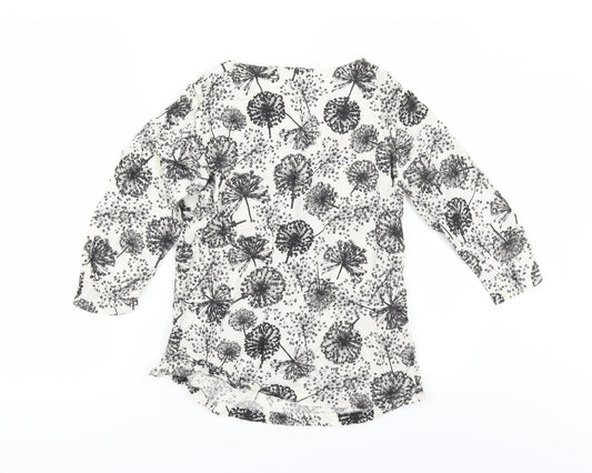 Womens UK Size 8 Marks and Spencer Ivory Tunic Blouse