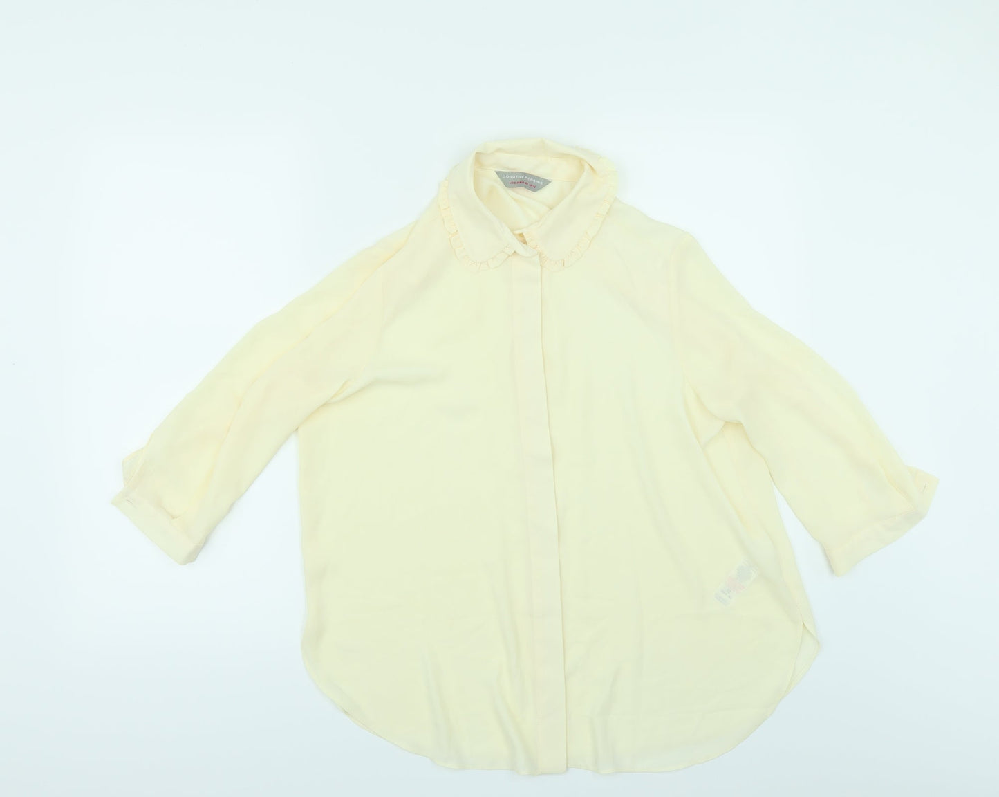Womens UK Size 12 Dorothy Perkins Ivory Tunic Blouse
