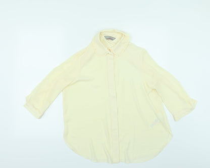 Womens UK Size 12 Dorothy Perkins Ivory Tunic Blouse