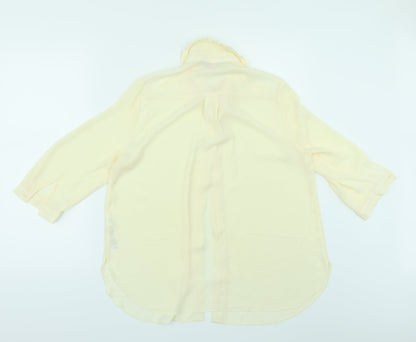 Womens UK Size 12 Dorothy Perkins Ivory Tunic Blouse