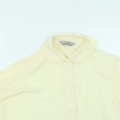 Womens UK Size 12 Dorothy Perkins Ivory Tunic Blouse