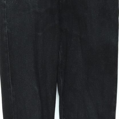 ASOS Womens Black  Denim Skinny Jeans Size 32 L32 in