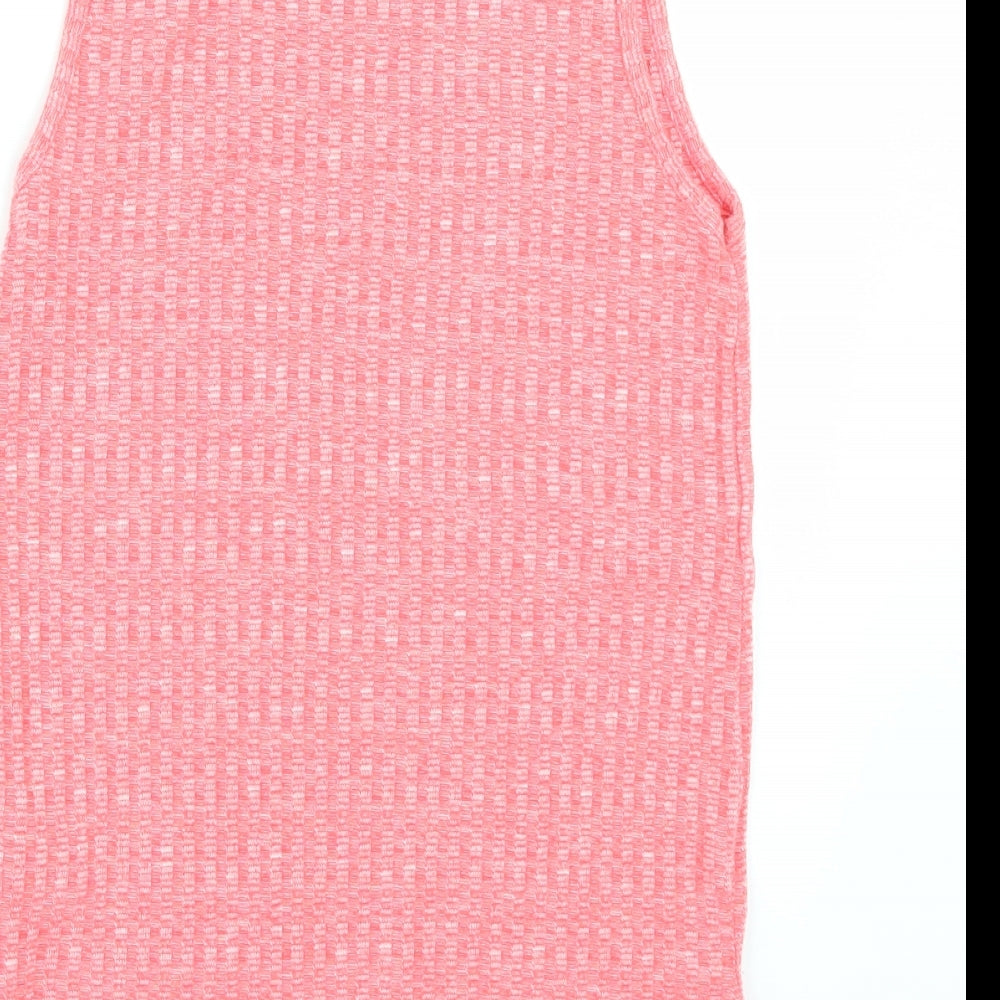 TU  Girls Pink   Basic T-Shirt Size 10 Years  - I LOVE UNICORNS