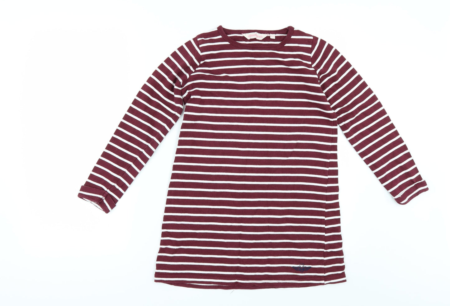Board Angels Girls Red Spotted  T-Shirt Dress  Size 9-10 Years