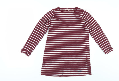 Board Angels Girls Red Spotted  T-Shirt Dress  Size 9-10 Years