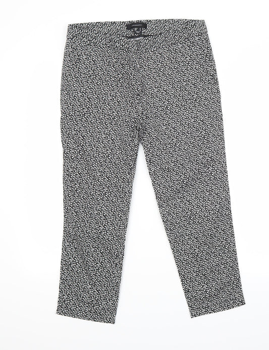 Womens UK Size 8 Atmosphere Regular Fit Capri Black Trousers