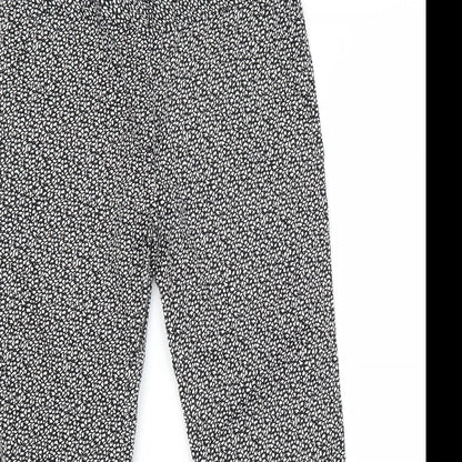 Womens UK Size 8 Atmosphere Regular Fit Capri Black Trousers