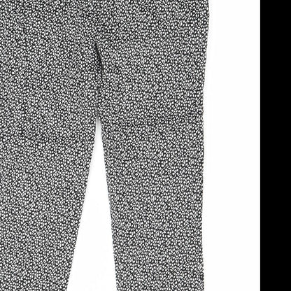 Womens UK Size 8 Atmosphere Regular Fit Capri Black Trousers