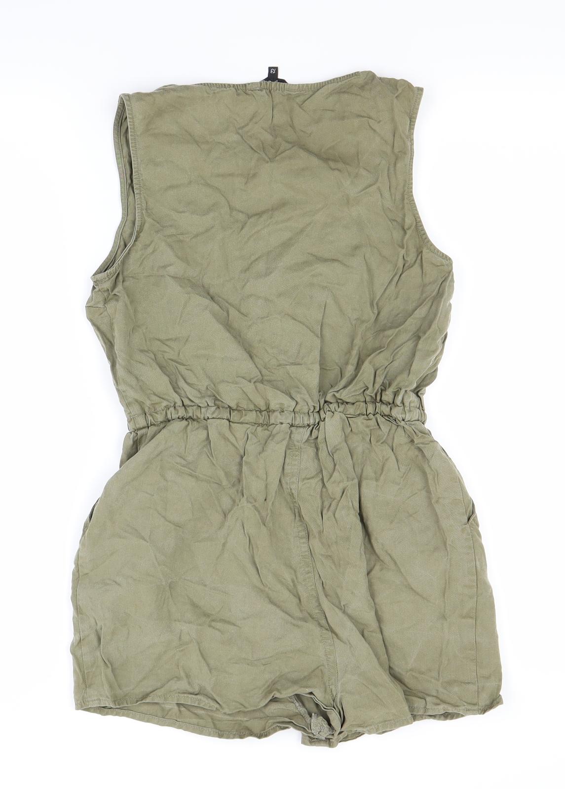 Candy Couture Girls Green   Shorts One-Piece Size 13 Years