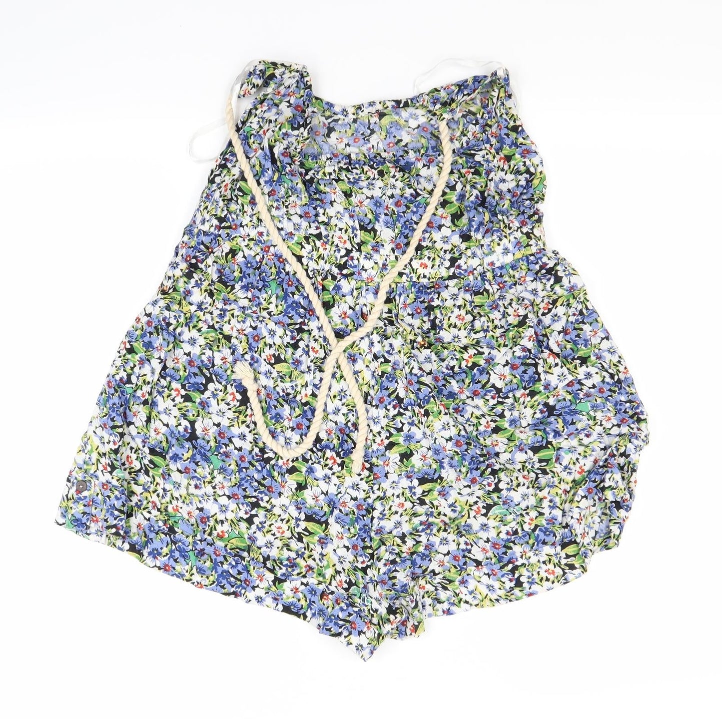B soul Womens Multicoloured Floral  Shorts One-Piece Size S