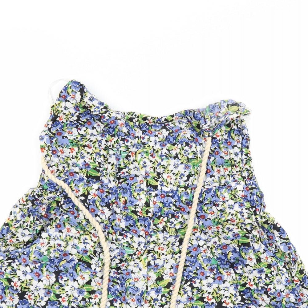 B soul Womens Multicoloured Floral  Shorts One-Piece Size S