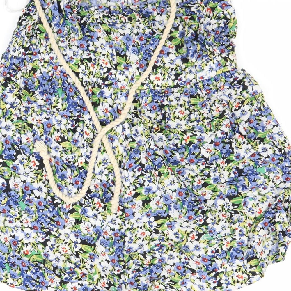 B soul Womens Multicoloured Floral  Shorts One-Piece Size S