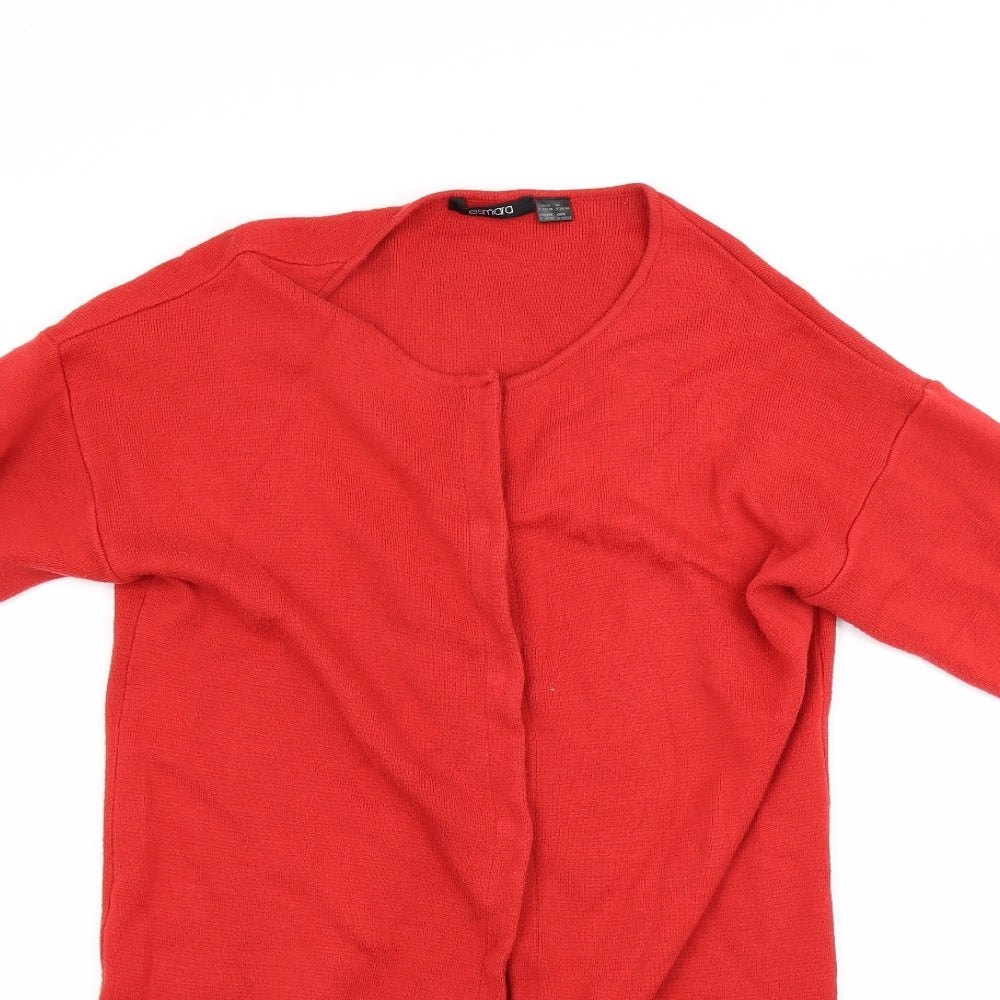 ESMARA Womens Red   Cardigan Jumper Size 10