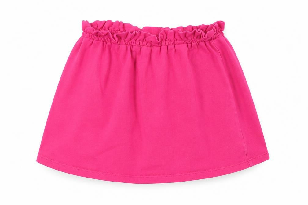 Front view of Gap girls’ pink mini skirt, size 4, years