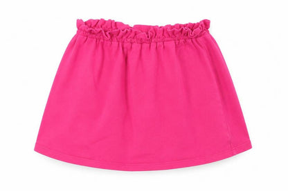Front view of Gap girls’ pink mini skirt, size 4, years