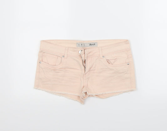 Primark Womens Orange   Cut-Off Shorts Size 6