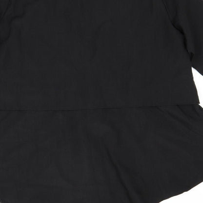 Preworn Womens Black   Basic Blouse Size L