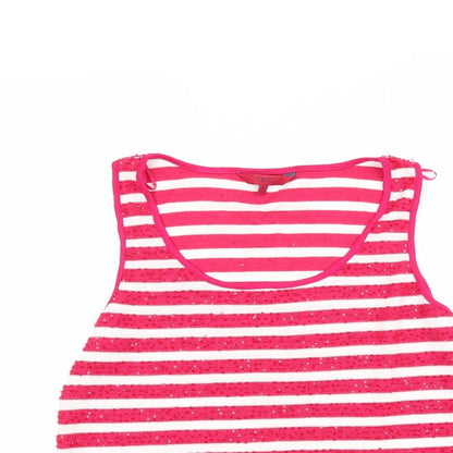 Womens UK Size 10 NEXT Pink Basic Tank
