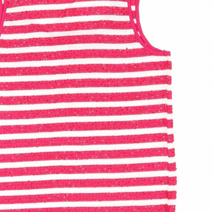 Womens UK Size 10 NEXT Pink Basic Tank