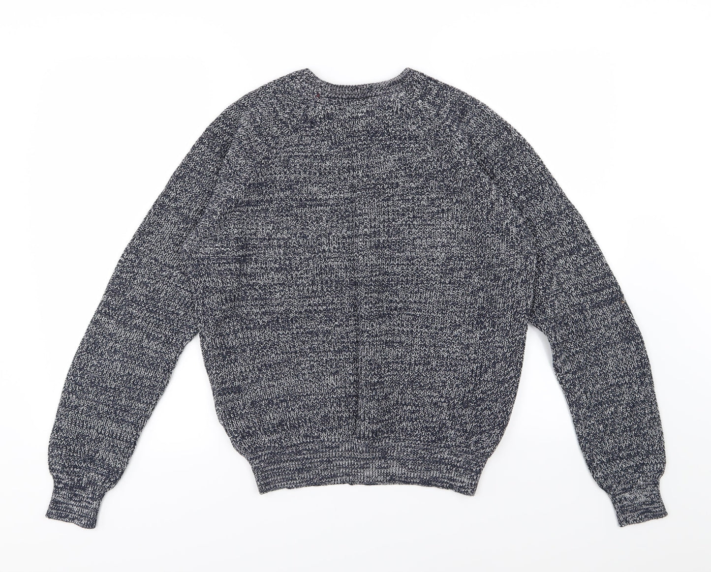 Brave Soul Mens Blue  Knit Pullover Jumper Size M