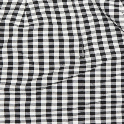 New Look Womens White Check  A-Line Skirt Size 12