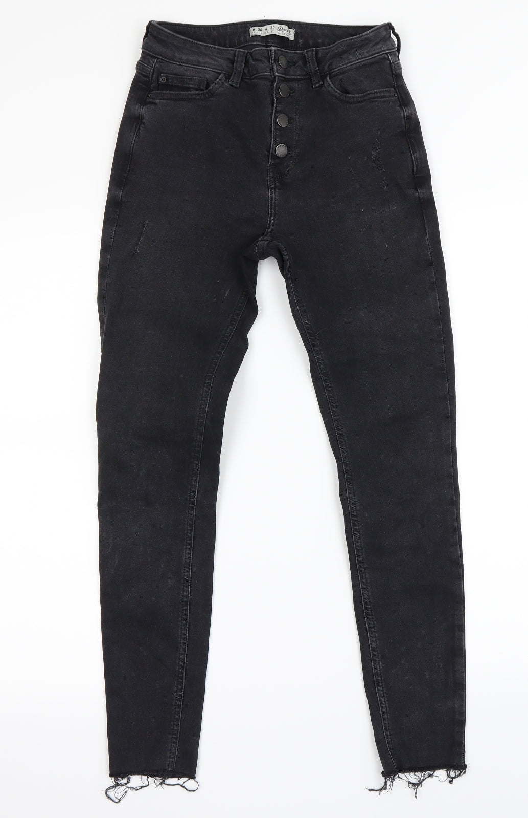 denim co Womens Black   Skinny Jeans Size 8 L25 in