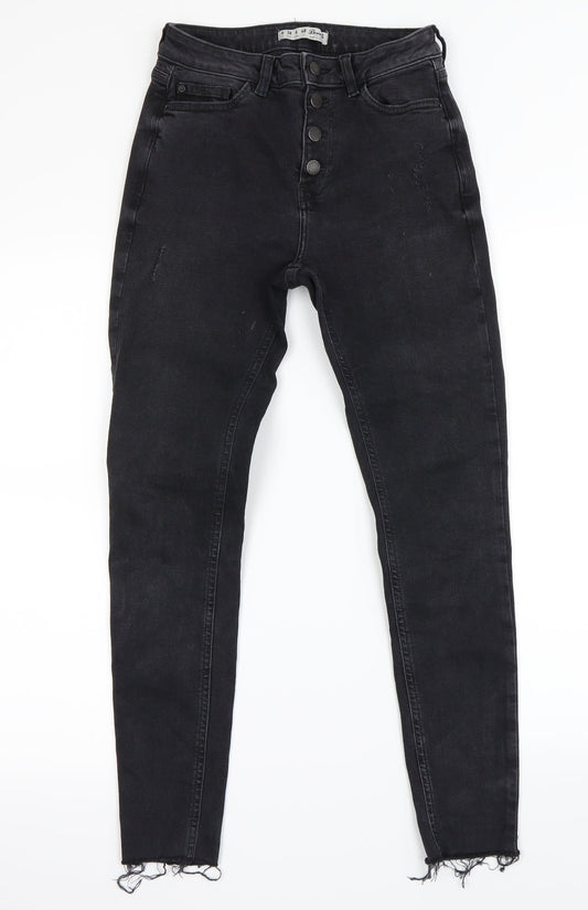 denim co Womens Black   Skinny Jeans Size 8 L25 in