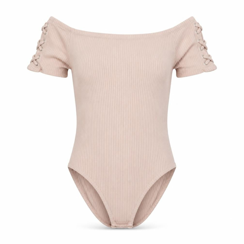 Womens UK Size 6 Topshop One-Piece Pink Bodysuit