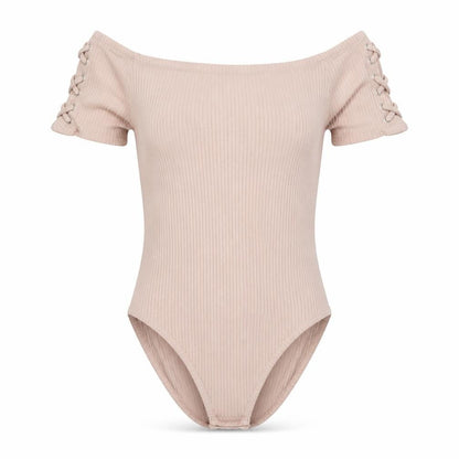 Womens UK Size 6 Topshop One-Piece Pink Bodysuit