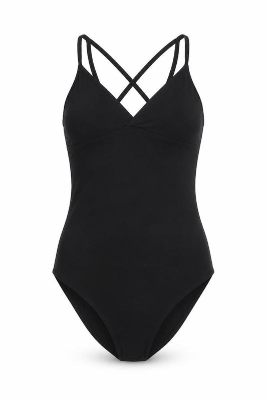 Miss Selfridge Womens Black  Jersey Bodysuit One-Piece Size 6  - Strappy