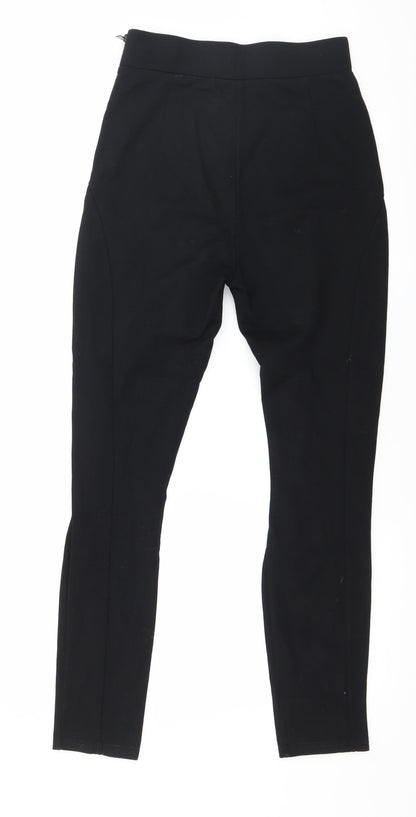 Prime Womens Black  Jersey Capri Leggings Size M L28 in