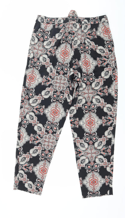 Womens UK Size 8 F&F Regular Fit  Black Trousers
