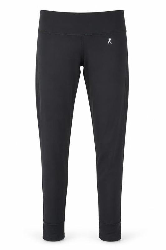 Front view of Atmosphere women’s black capri leggings, size UK 6, 30-inch leg