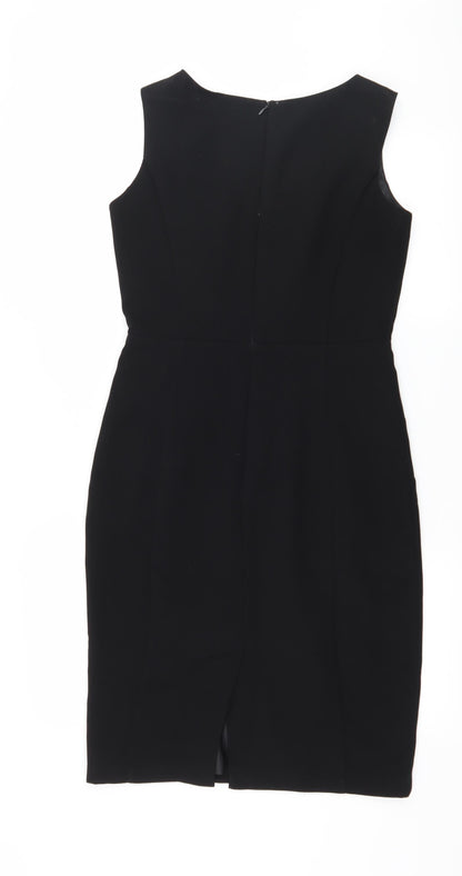 Marks and Spencer Womens Black   Sheath  Size 8