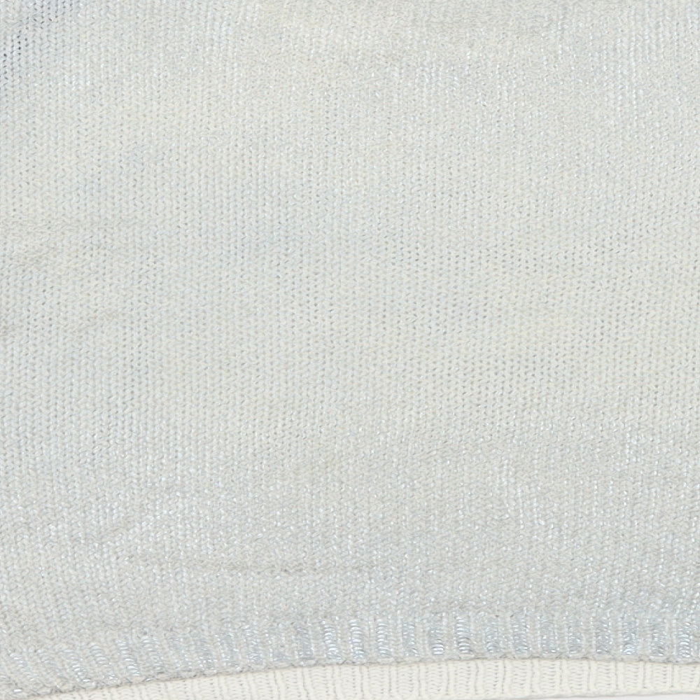 H&M Girls Blue  Knit Pullover Jumper Size 11-12 Years