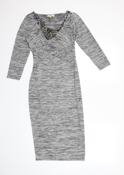 Papaya Womens Grey   Bodycon  Size 8