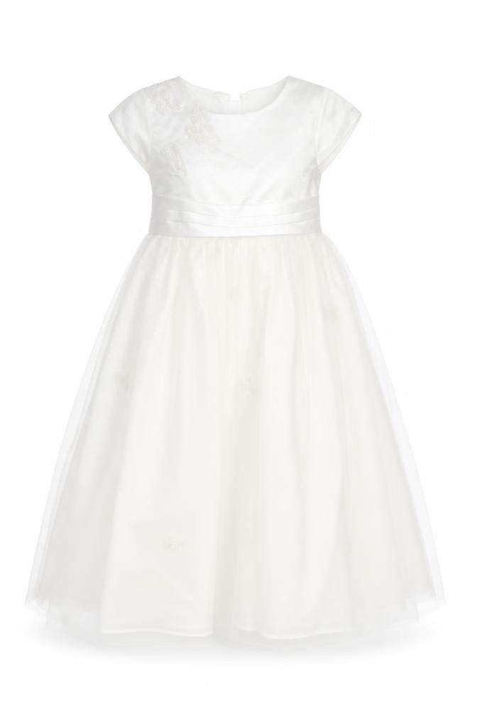 Front view of Tiger Lily women’s white fit & flare, size UK 8