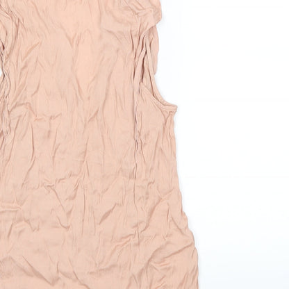 H&M Womens Pink   Basic Blouse Size 6
