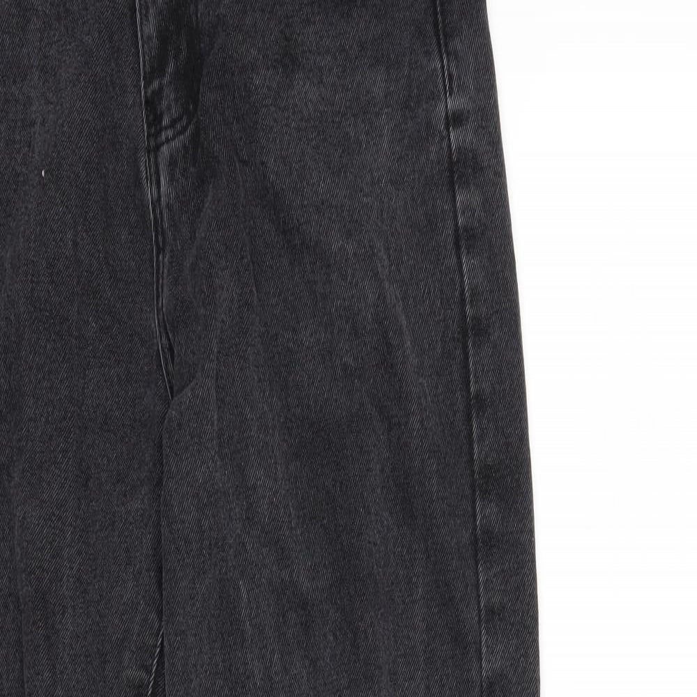 SheIn Womens Black  Denim Straight Jeans Size XS L30 in