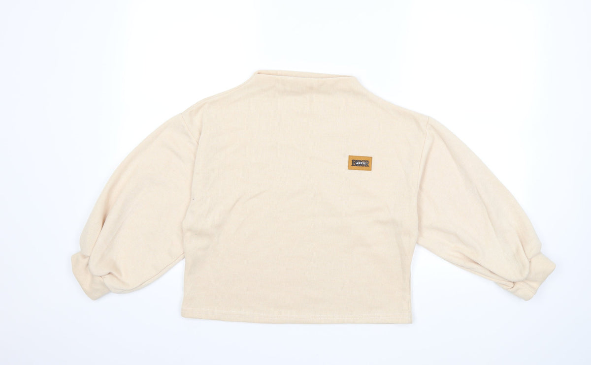 artic besr Womens Beige  Knit Pullover Jumper Size S