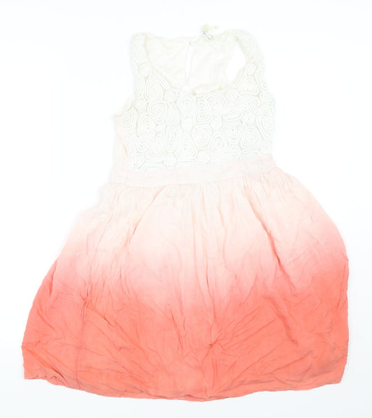Blue Vanilla Womens Pink   Skater Dress  Size 8