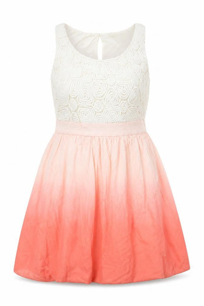 Blue Vanilla Womens Pink   Skater Dress  Size 8