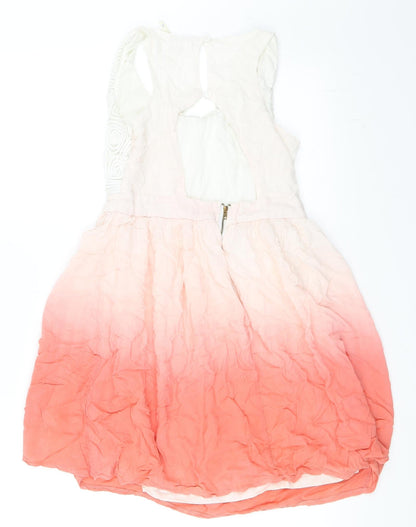 Blue Vanilla Womens Pink   Skater Dress  Size 8