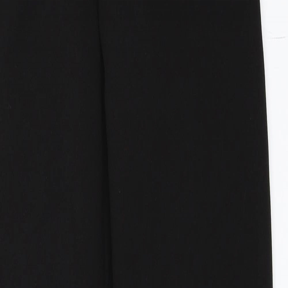 Womens UK Size 8 PRETTYLITTLETHING Regular Fit Carrot Black Trousers