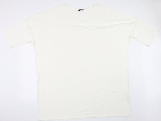 SheIn Womens White   Basic T-Shirt Size 2XL