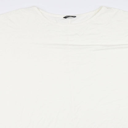 SheIn Womens White   Basic T-Shirt Size 2XL