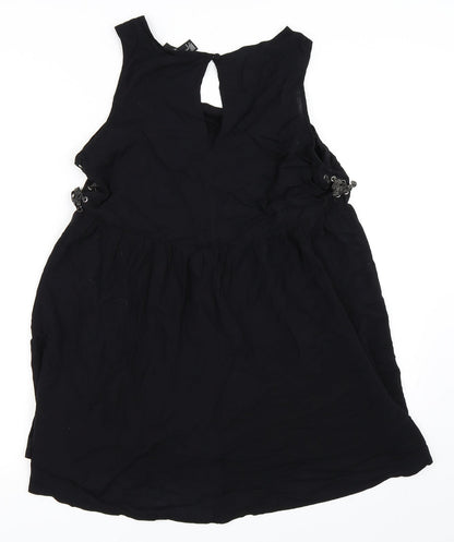 FOREVR 21 Womens Black   Skater Dress  Size M