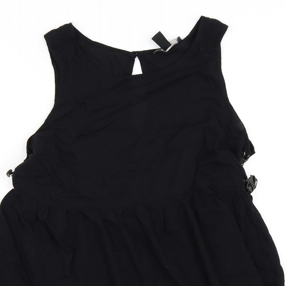 FOREVR 21 Womens Black   Skater Dress  Size M