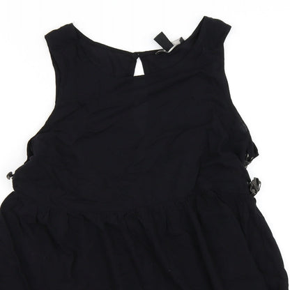 FOREVR 21 Womens Black   Skater Dress  Size M