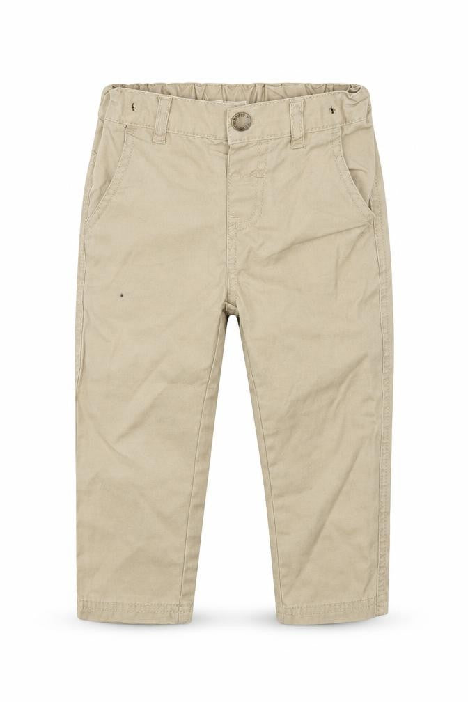 Front view of Fox boys’ beige bloomer trousers, size 2, years